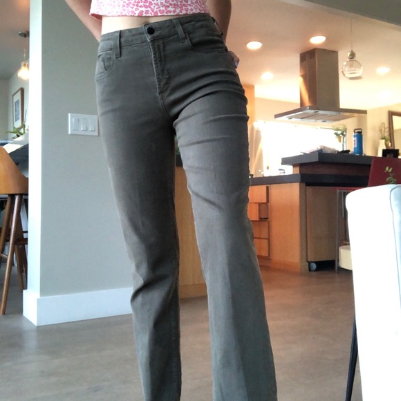 Vintage Olive green flare jeans - Picture 3 of 5